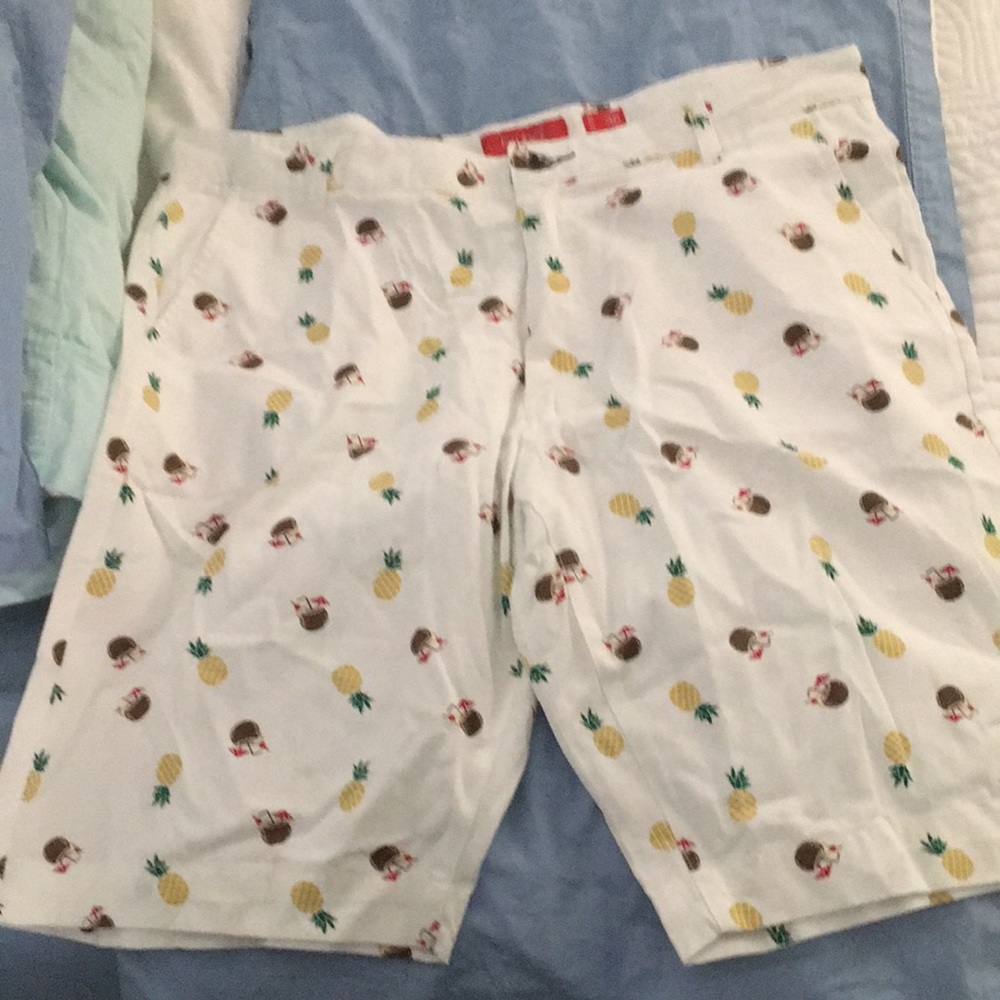 Men’s cotton Retro print shorts